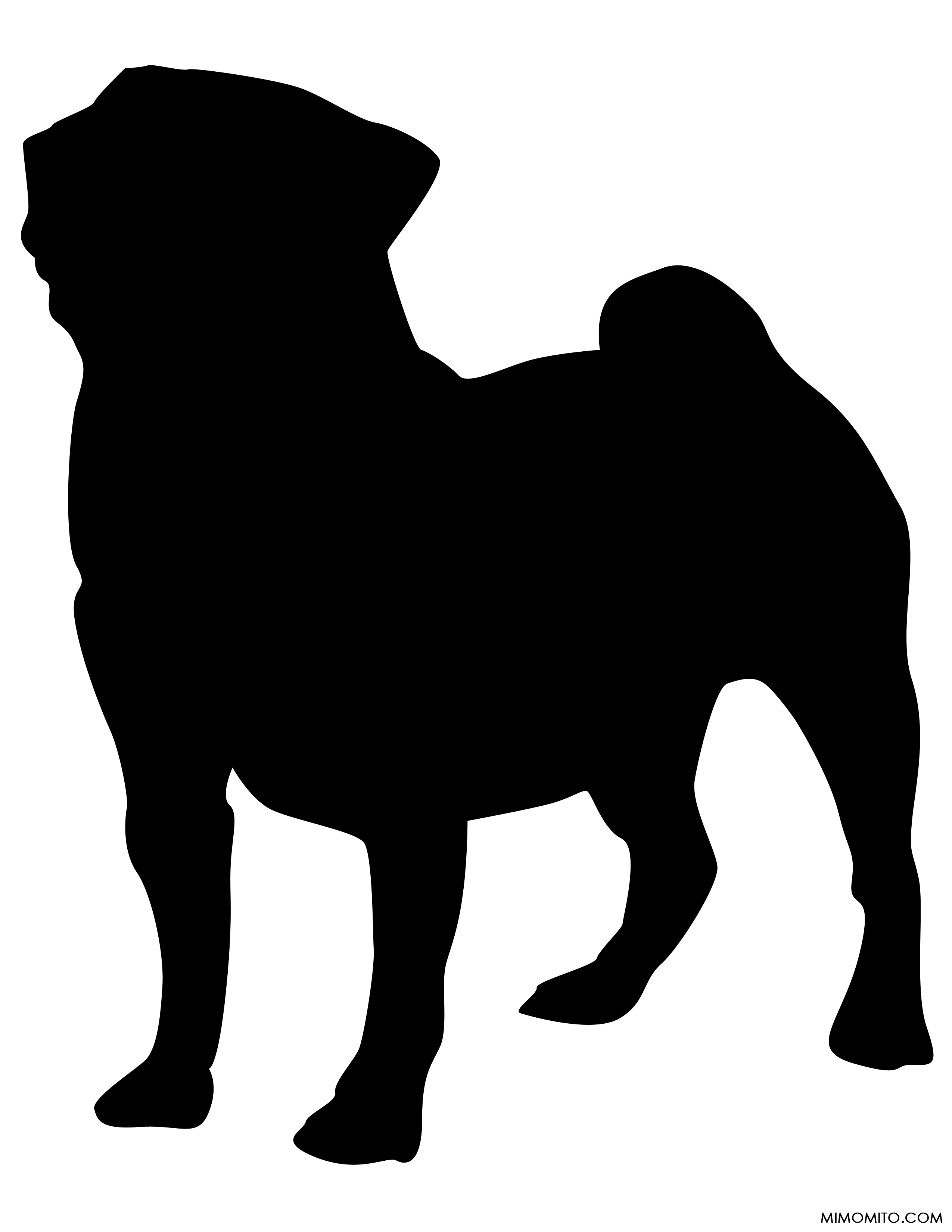 Pug Dog Clip Art Images Pug Dog Stock Photos Clipart Pug Dog M5x ...