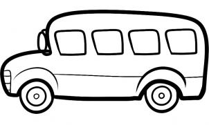 Cars - How to Draw a Bus for Kids