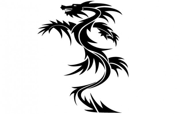 Dragon Tattoo Vector | Download free Vector