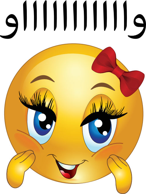 Waw Girl Smiley Emoticon Clipart Royalty Free Public ...