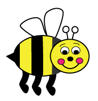 Webby Wanda's How To Draw A Cartoon Bee Art Lesson