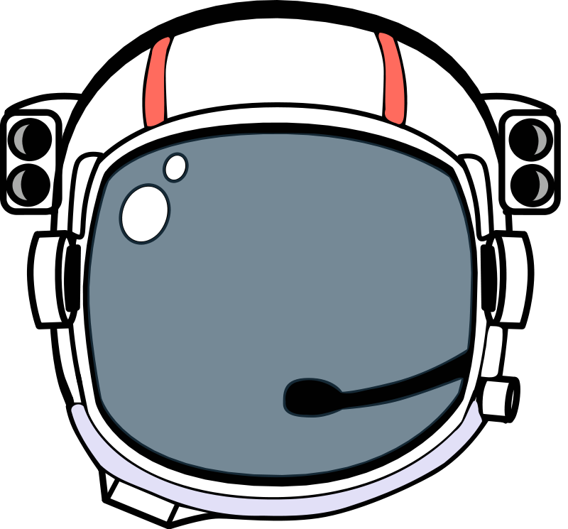 You can use this astronaut helmet clip art for personal or commercial use. Add this clip art to your space related projects, science reports, magazines,