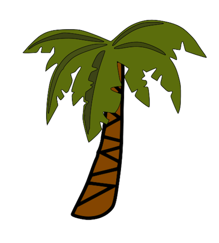 Papaya Tree Cartoon