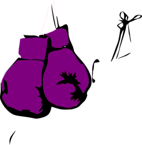 Dina, Purple, Boxing Gloves Clip Art - vector clip ...