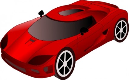 Sports Car clip art Free vector in Open office drawing svg ( .svg ...