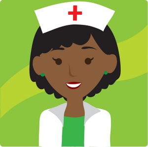 Nurse Clipart Image - Clip Art Illustration of an African American ...