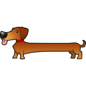 Weiner dog clipart png