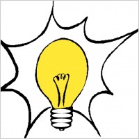 Lightbulb Thinking Clipart - Free Clipart Images