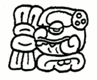 Mayan glyphs and writing system