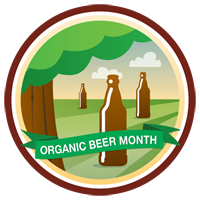 Organic Beer Month Badge