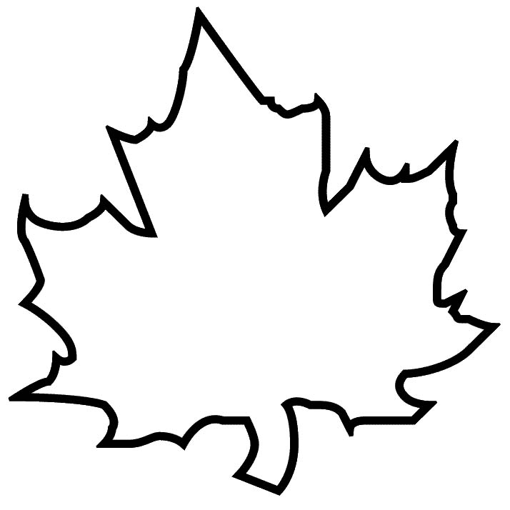 For A Classic Leaf Template To Trace Visit All Kids Network ...