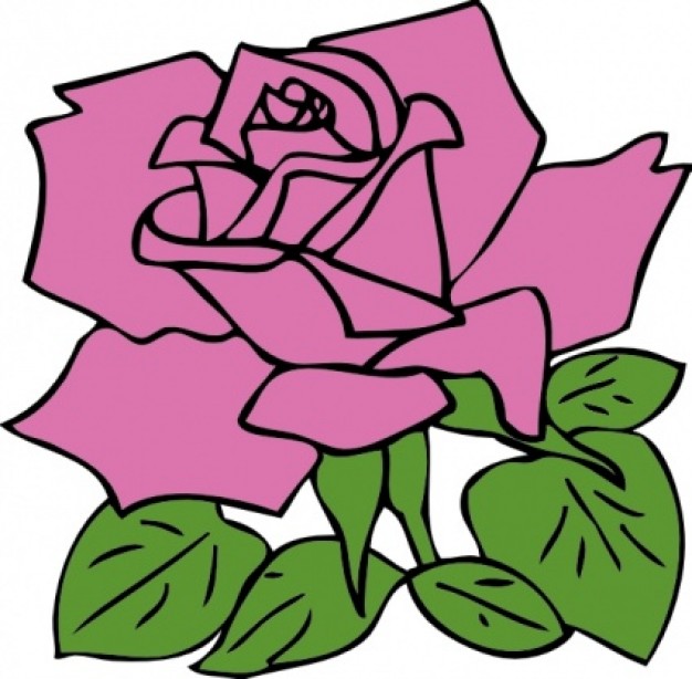 cartoon-vector-rose-clip-art- ...