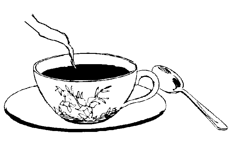 Teacup Clipart Black And White - Free Clipart Images