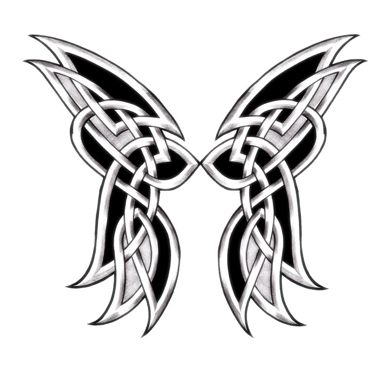 Celtic Knot With Snake And Wings Tattoo Design: Real Photo ...