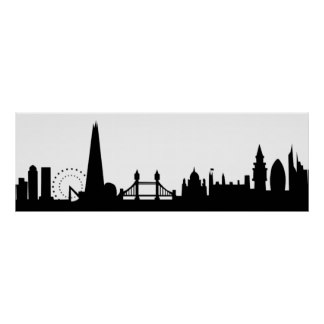 London Skyline Posters | Zazzle