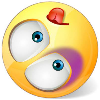 Beaten Smiley Face - Facebook Symbols and Chat Emoticons