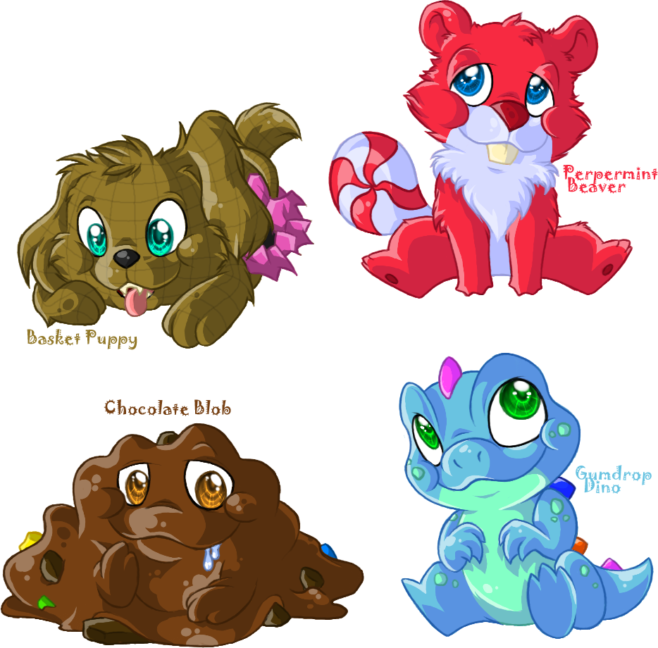 Candy Land Critters by Daffupanda on DeviantArt