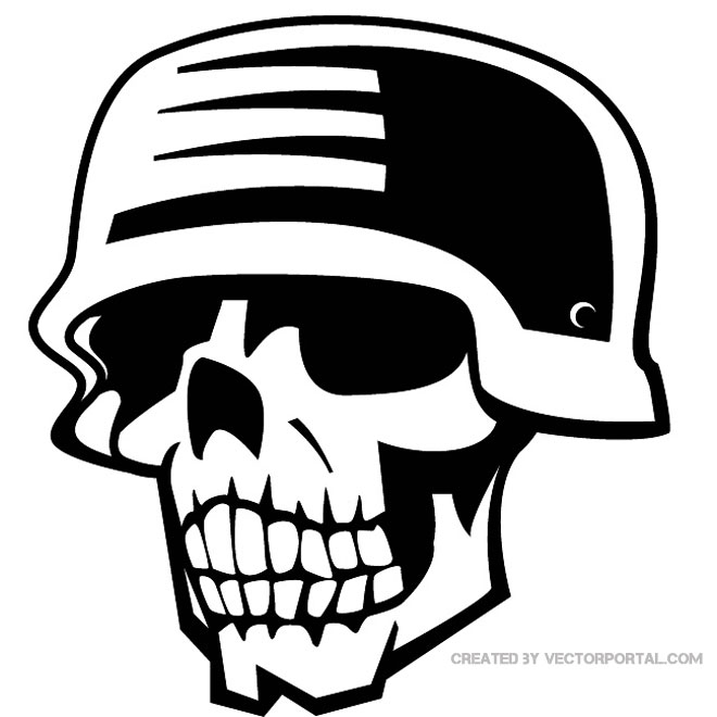 Free army skull vector free ai vectors -11124 downloads found at ...