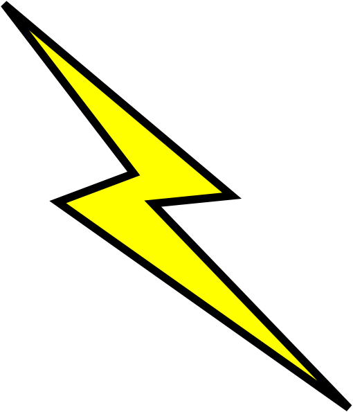 Lightning bolt clipart png