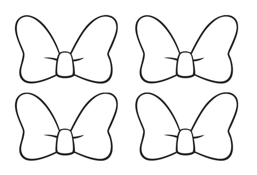 Minnie bow clipart