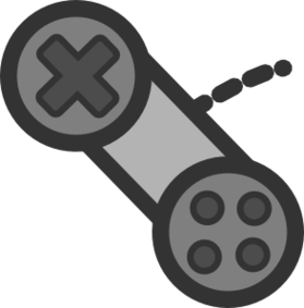 Game Controller Silhouette Clipart - Free to use Clip Art Resource