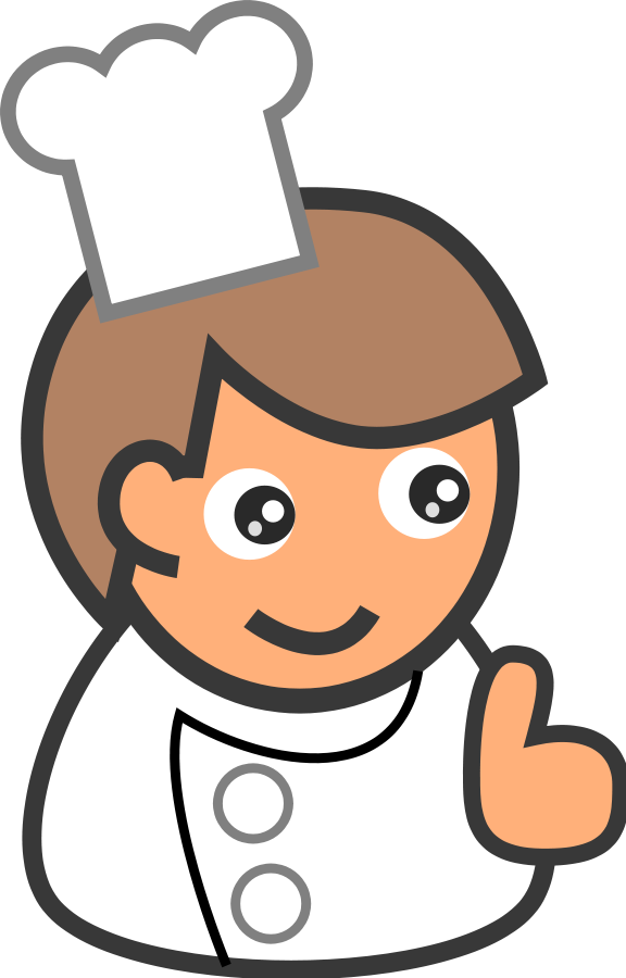 Man Cooking Clipart