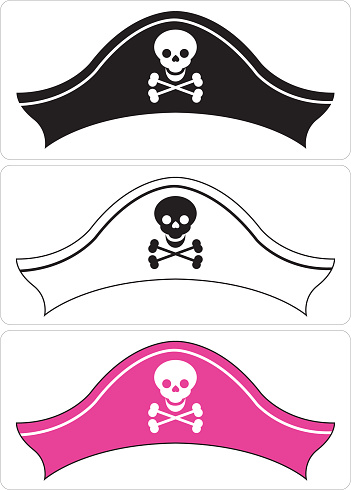 Pirate Hat Clip Art, Vector Images & Illustrations