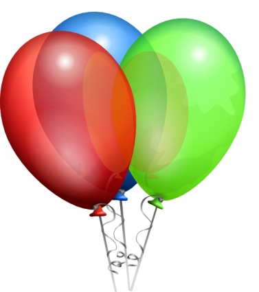 Party Helium Balloons clip art Free Vector - Objects Vectors ...