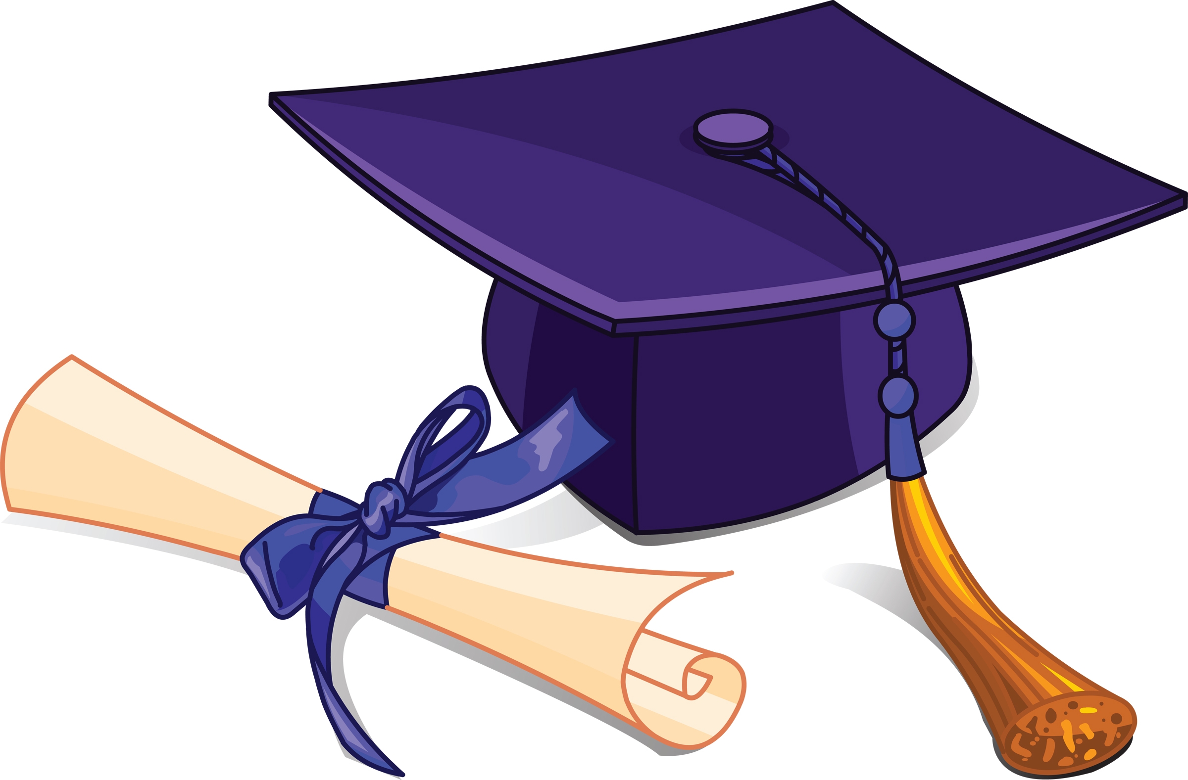 cap and diploma clipart | Hostted