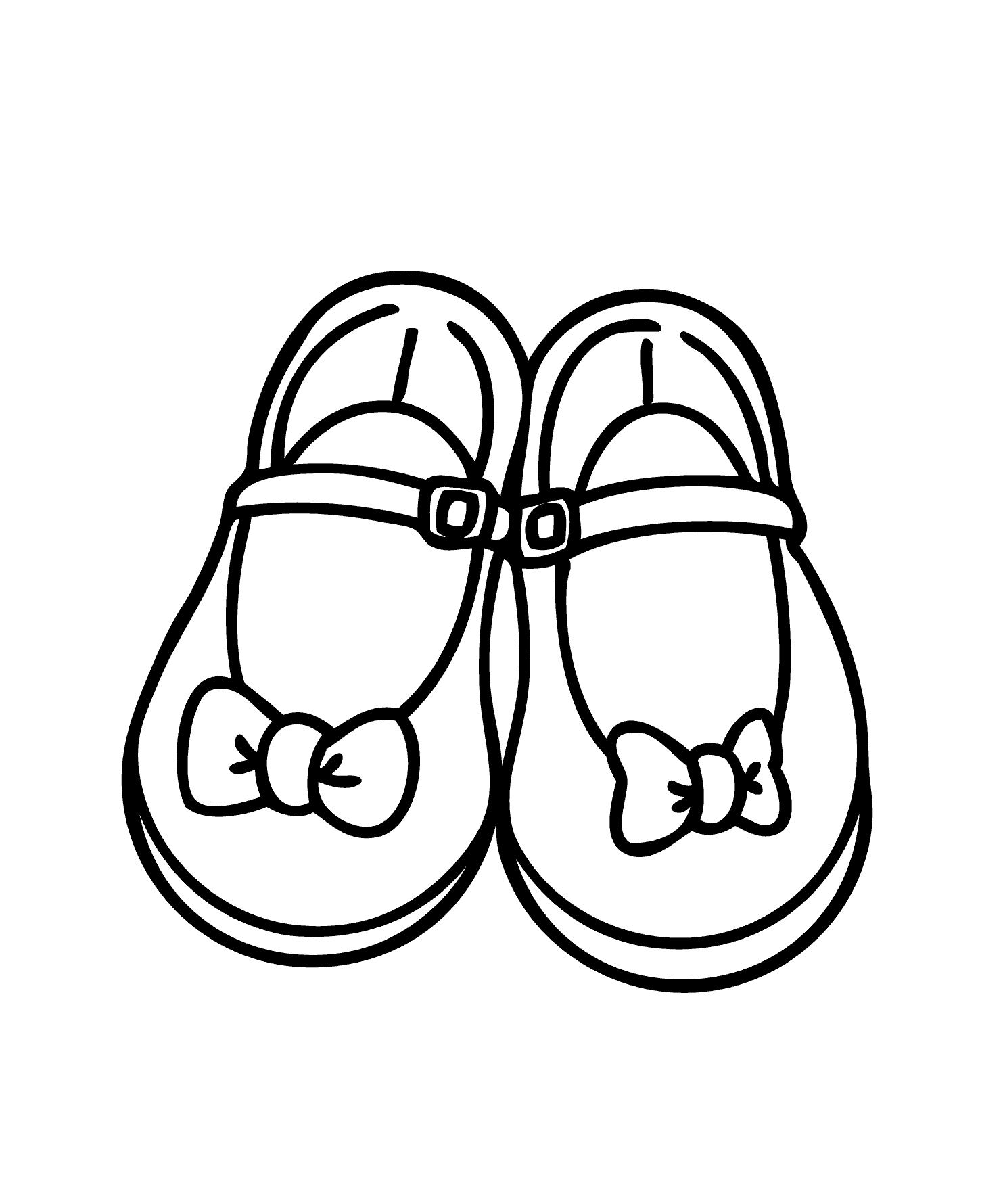 Shoes Colouring Pages Clipart Best