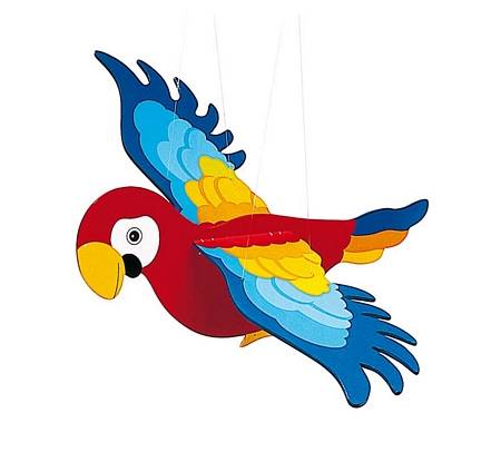 and watch the parrot fly. - Free Clipart Images