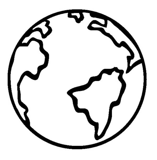 Earth Coloring Pages Best Photos Of Earth Template Coloring Page ...