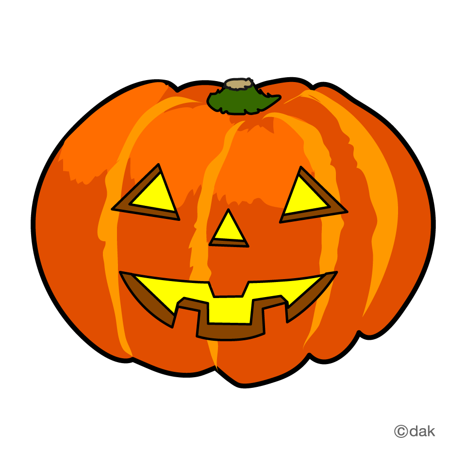 Cute halloween pumpkin clipart