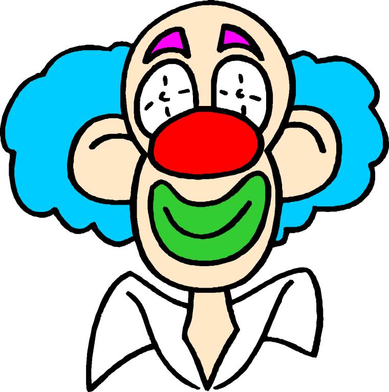 Image of Clown Face Clipart #7359, Free Clown Clipart 1 Page Of ...