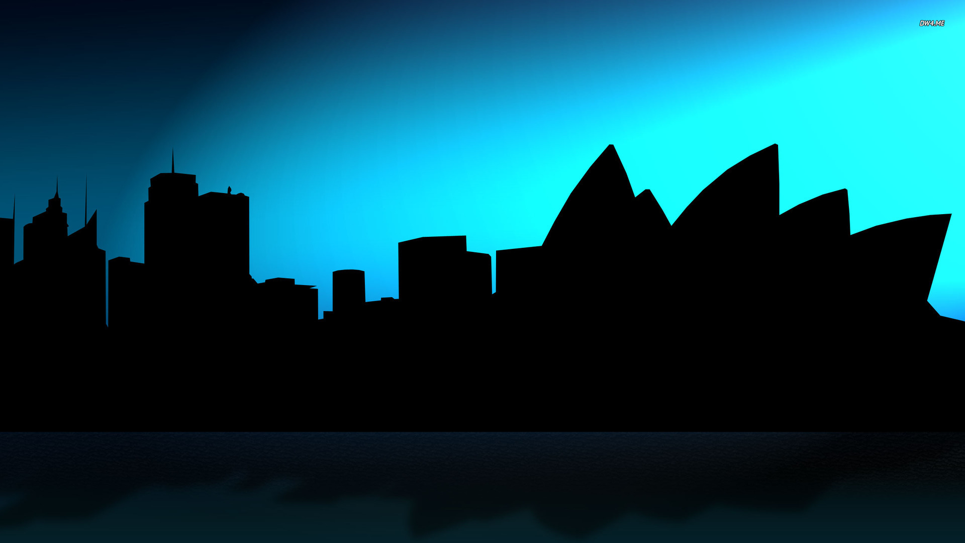 Sydney skyline at night wallpaper - jttr9u