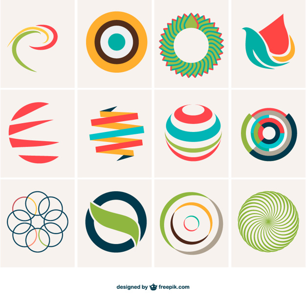 Abstract sphere logo template Vector | Free Download