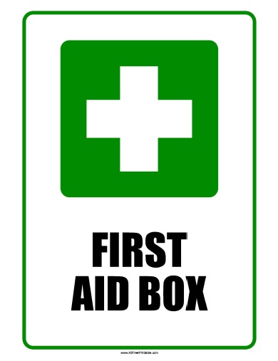 5 Best Images of First Aid Signs Printable - Printable First Aid ...