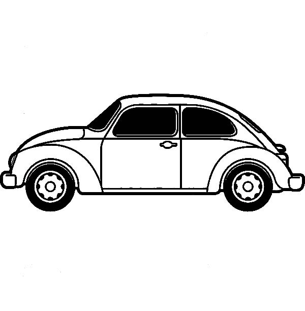 volkswagen beetle coloring pages