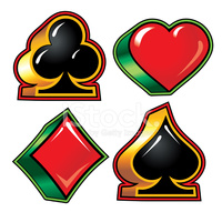 Playing Card Suits (vector) stock vectors - Clipart.me