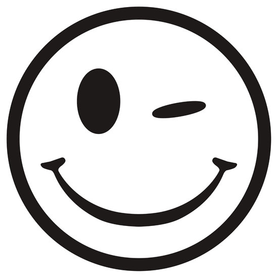 Smiley Clipart Black And White