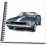 Amazon.com: 3dRose db_40591_1 Classic Muscle Car Drawing Book, 8 ...