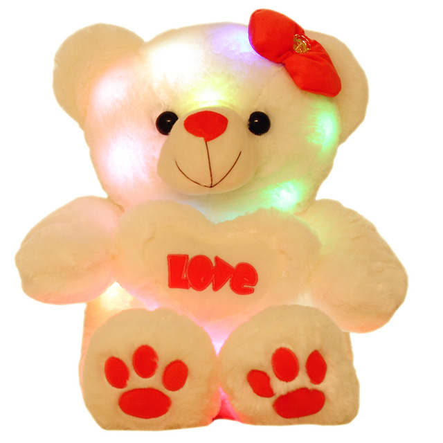 Aliexpress.com : Buy Colorful LED teddy bears, stuffed teddy bear ...