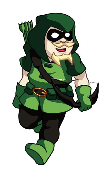 Chibi Green Arrow by TwinEnigma on DeviantArt