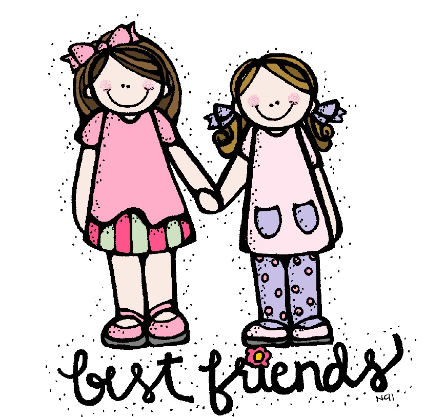 Cartoon Best Friends Hugging Clipart Best