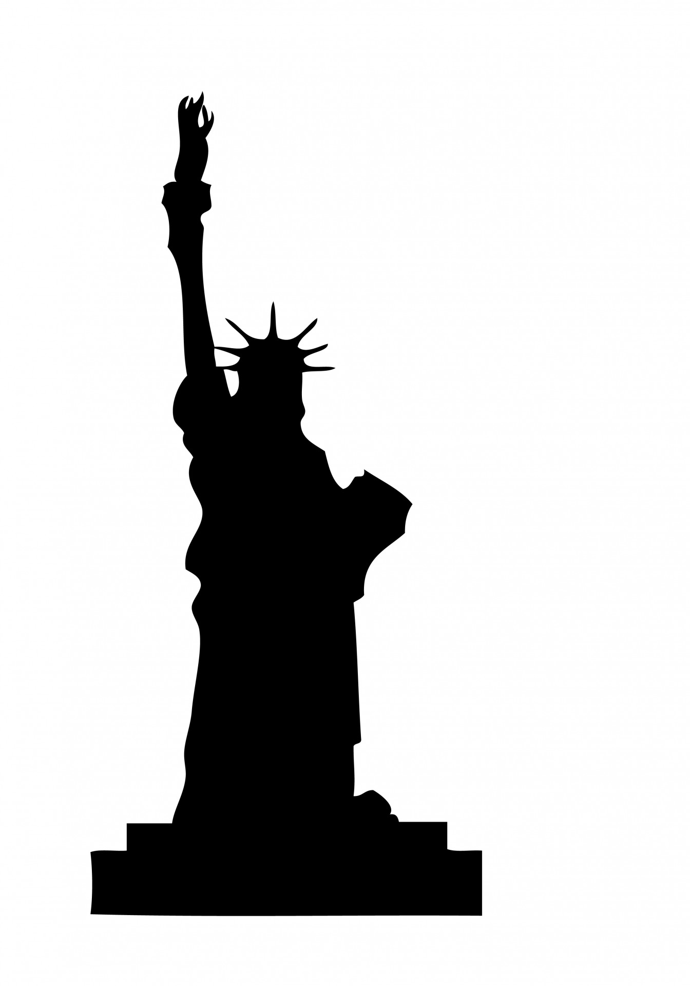 Outline Of Statue Of Liberty ClipArt Best