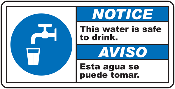 Non Potable Water Signs, Non Potable Water Safety Signs