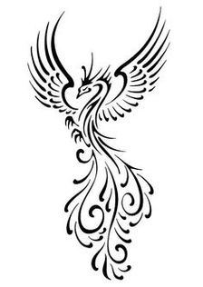 Freedom Bird Tattoos Drawn Clipart - Free to use Clip Art Resource