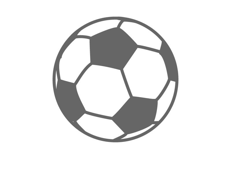 Soccer Ball Stencil Craftcuts ClipArt Best ClipArt Best