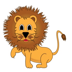 Lion cartoon clipart