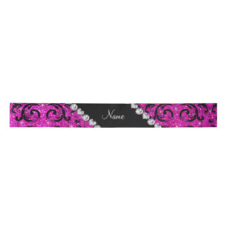 Pink Damask Craft Ribbon | Zazzle